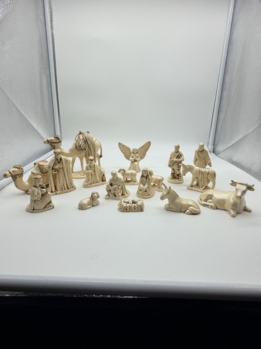 Vintage nativity large - vintage,