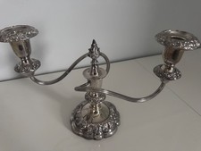 candelabra pair silver on