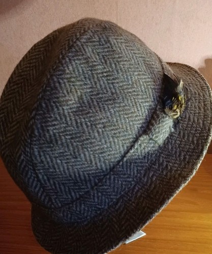 Vintage trilby all wool tweed - vintage,