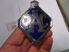 RAC Badge Enamel & Chrome