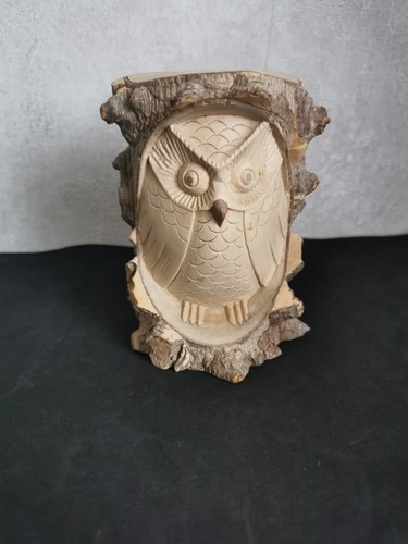 Fairtrade hand carved wood - fairtrade, owl