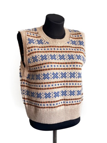 Toast fair isle wool - toast,