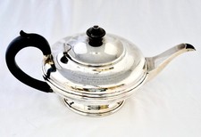 Sterling Silver WW1 Bravery Tribute Teapot/Medal/Trophy. Scilly Isles Naval Base