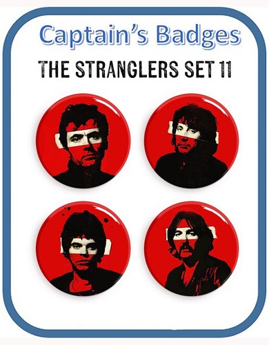 Set stranglers badges - set,