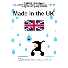 Koodee Universal Pushchair Raincover to fit Jane, Bugaboo, Cosatto, Joolz BNIP