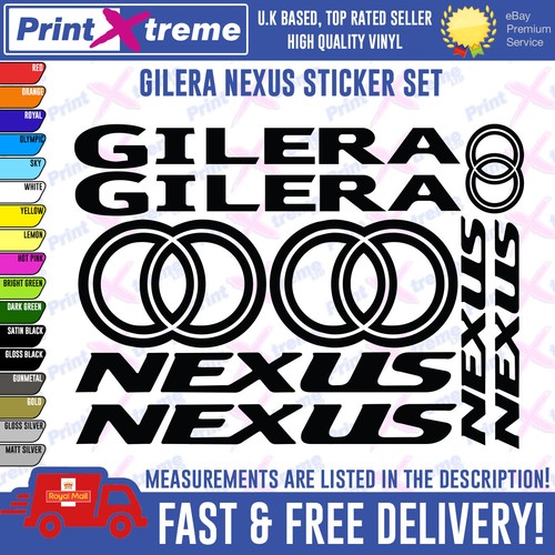 Gilera nexus decals - gilera, decals/stickers
