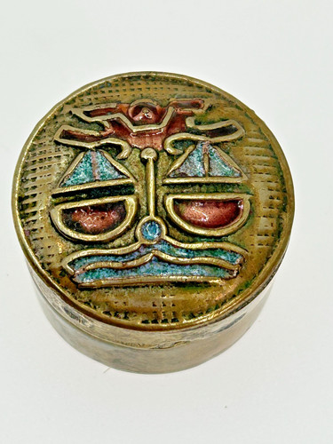 Vintage pill box trinket - vintage,