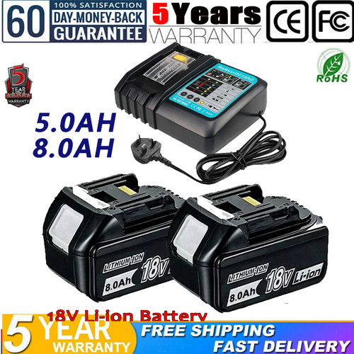 Battery for makita 18v - 2x,