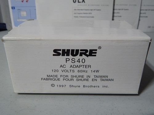 Shure ps40 oem adapter - ac, 15v