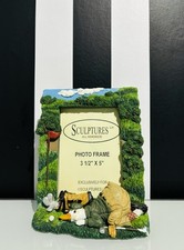 ? Sculptures UK All Handmade Photo Ceramic Duck Golf Novelty Frame Gift Golfing