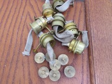 Lot of 7 BRASS LAMP BURNER &