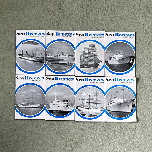 Sea breezes ships magazine lot - breezes,