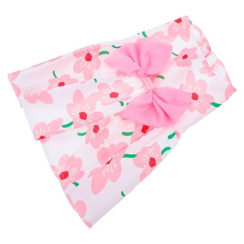 Pink dog dress party gown - pink,