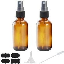4 oz Amber Glass Spray Bottles