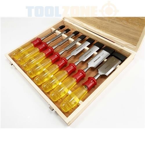 8pc bevel edge wood - edge, chisels