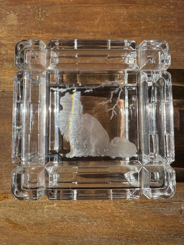 Vintage crystal trinket - vintage,