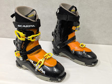 SCARPA Vector Ski Touring Boots Mondo 30.0 UK 11 Black Orange Snowboarding