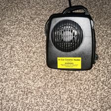 2in1 12V Portable Ceramic Car Fan Heater