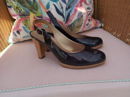 Gabor blue patent leather - gabor,