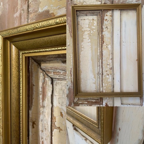Decorative old gold wood - decorative,