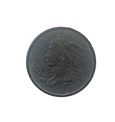 Antique mercury halfpenny - mercury,