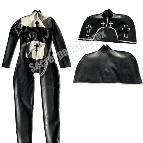 Latex rubber gummi catsuit - rubber,
