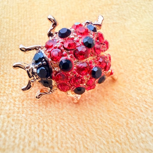 Little ladybird brooch enamel - brooch,