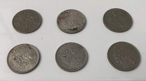 Six pence coins united - coins,