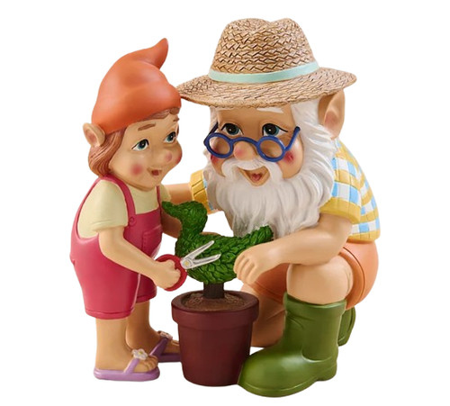 Miniature grandad topiary - grandad,