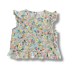 Luna Moon Floral Eyelet Ruffle