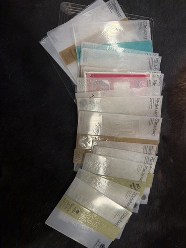 Various cricut cuttlebug - various,