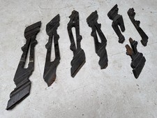 Antique 16th Century Hand Carved Oak Staircase Balustrade Reclaimed