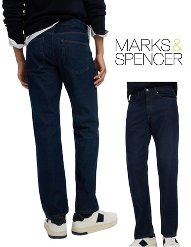 Straight fit pure cotton - m&s,