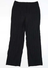 Principles Womens Black Viscose Blend Dress Pants Size 12 L30 in