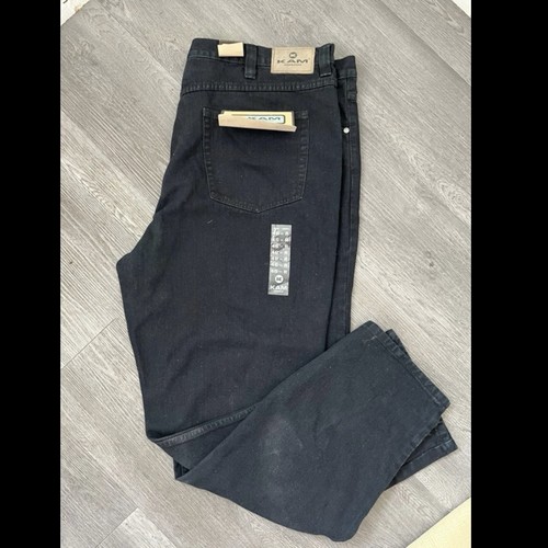Kam jeans men black - jeans, men’s