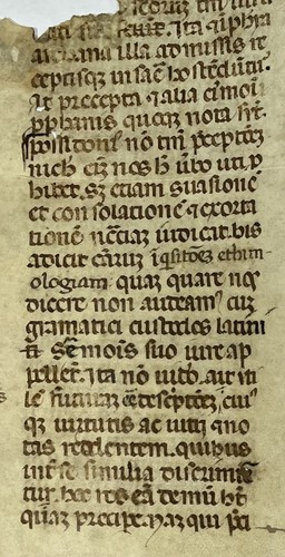 Latin medieval vellum codex - medieval,