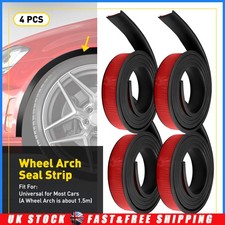 4*Car Truck Wheel Arch Wells Fender Flare Edge Trim Rubber Seal Strip Front/Rear