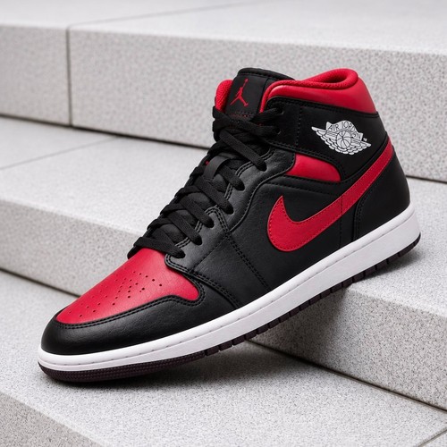 Nike air jordan mid bred - nike,