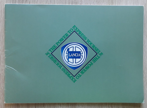 Lancia range brochure 1985 - lancia,