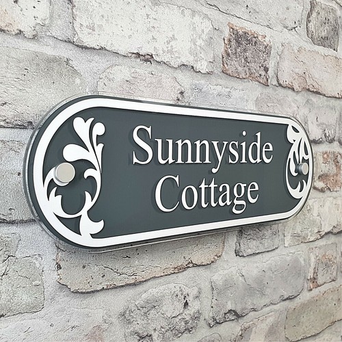 Personalised house plaque - personalised,