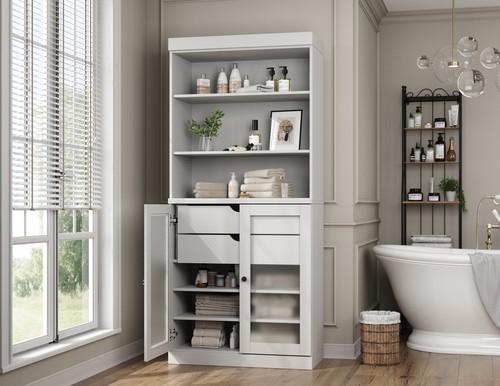100 solid wood bathroom - solid, 32"