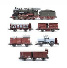 ROCO 'HO' GAUGE 61480 6-PIECE KPEV 'PRUSSIAN GOODS SET' TRAIN PACK