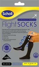 Scholl flight socks black - flight,