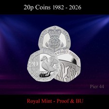 1982 - 2026 Twenty Pence Coins
