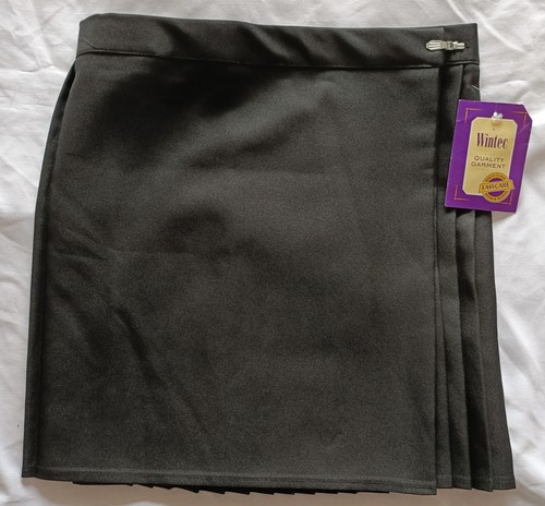 Girls school skirt black waist - school,