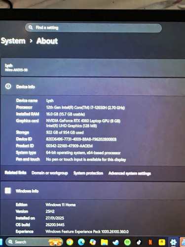 Acer nitro an515 i7 - acer,