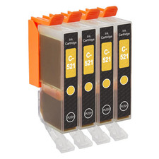 4 Yellow Ink Cartridges for Canon PIXMA iP3600 MP540 MP620 MP980 MX870