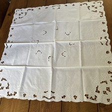 Vintage white embroidered - white, /