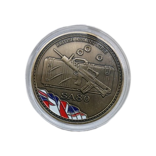 Sa80 collectors coin british - sa80,
