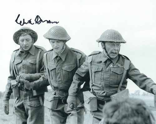 Clive dunn signed dads army - dunn,